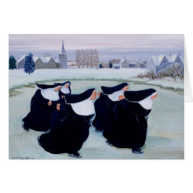 Winter am Kloster (Vorderseite (Horizontal))