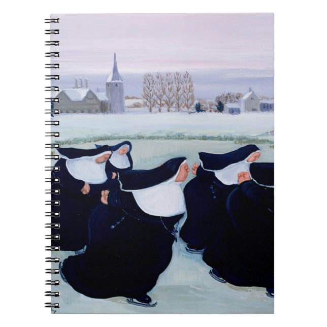 Winter am Kloster Notizblock (Vorderseite)