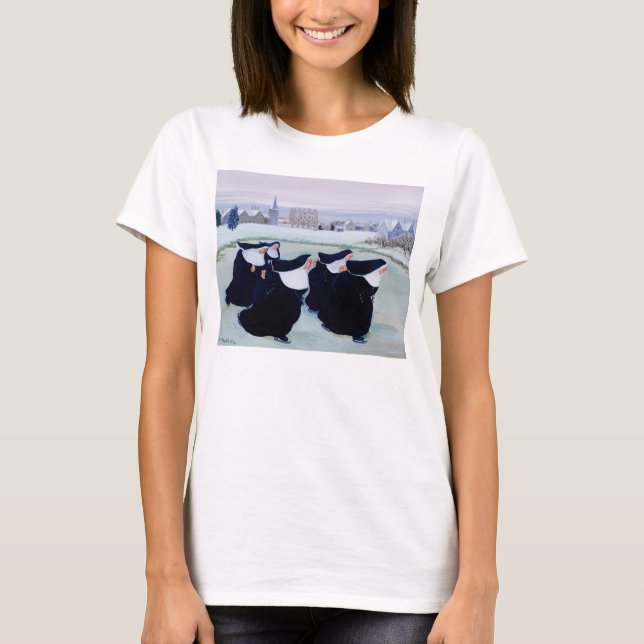 Winter am Kloster T-Shirt (Vorderseite)