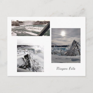 Winter am Niagara-Fällen  Postkarte