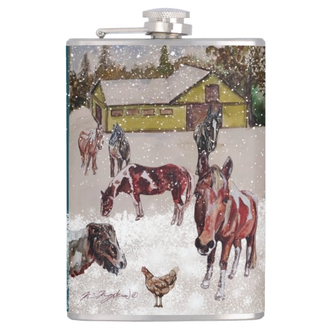 WINTER AM WEST HILLS RANCH FLACHMANN (Vorderseite)