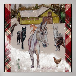 WINTER AM WEST HILLS RANCH POSTER