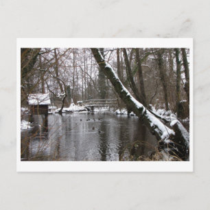 Winter an der Wümme Postkarte