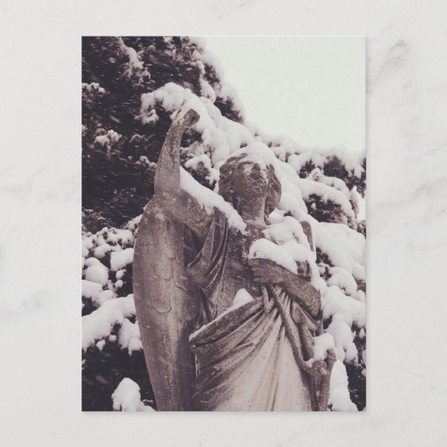 Winter Angel Postkarte (Vorderseite)