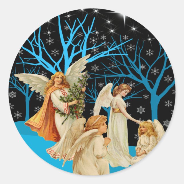 Winter Angels Stickers (Vorderseite)