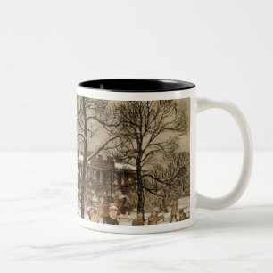 Winter Arthurs Rackham   in Kensington-Gärten von Zweifarbige Tasse