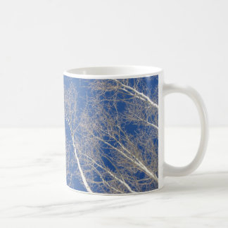 Winter Aspen Trees Kaffeetasse