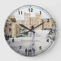 Winter at Windsor Castle Landscape Painting