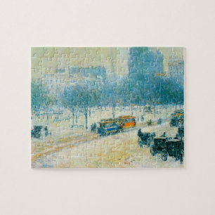Winter auf dem Gewerkschaft Square von Frederick C