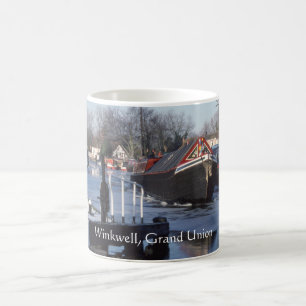 Winter auf dem großartigen Gewerkschafts-Kanal Kaffeetasse