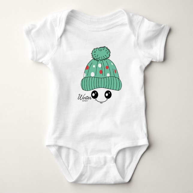 Winter baby baby strampler (Vorderseite)