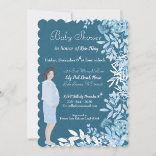 Winter Baby Dusche Dankeskarte