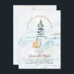 Winter Baby Dusche Einladungen Pinienbäume & Fuchs<br><div class="desc">Planen Sie eine Winterdusche oder eine Weihnachtsdusche? Diese geschlechtsneutralen Einladungen sind perfekt für Ihre Feier. Dieses hübsche Waldfox, umgeben von Kiefernwäldern, roten Beeren und Grünpflanzen, eignet sich ideal für einen Drink und ein Party zu Weihnachten oder im Winter. Der Name der Mutter-zu-be wird elegant in modernen handgeschriebenen Schriften dargestellt, während...</div>