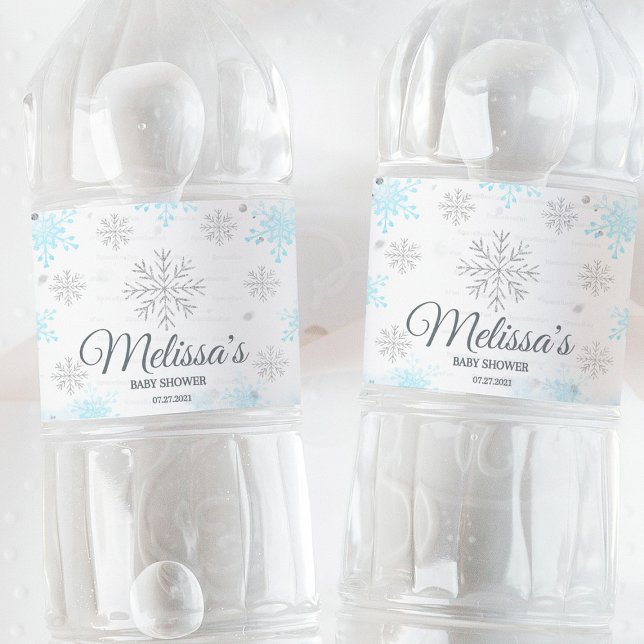 Winter Baby Dusche Es ist kalt draußen (Winter Baby Shower, It's Cold Outside Baby Shower, water bottle label, holiday baby shower, winter w)