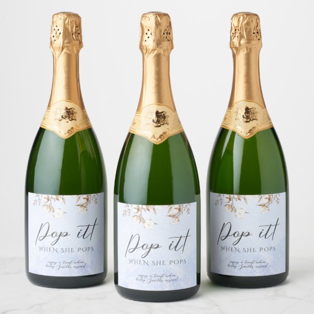 Winter Baby Dusche Pop Es, wenn sie Pop Geschenkma (Flaschen)