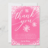 Winter Baby Dusche Rosa Schnee
