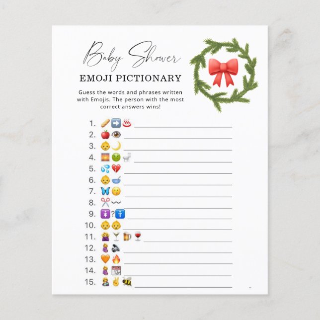 Winter Baby Emoji (Vorderseite)