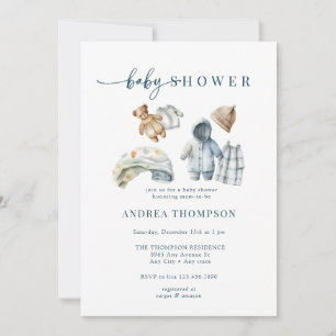 Winter-Baby-Party Einladung