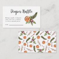 Winter Baby Showdiaper Raffle Ticket