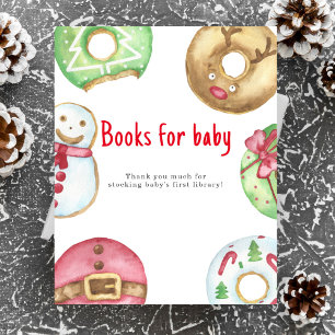 Winter-Baby-Shower-Bücher für Baby Poster