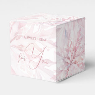 Winter Baby Shower Girl Pink Snowflake Geschenkschachtel