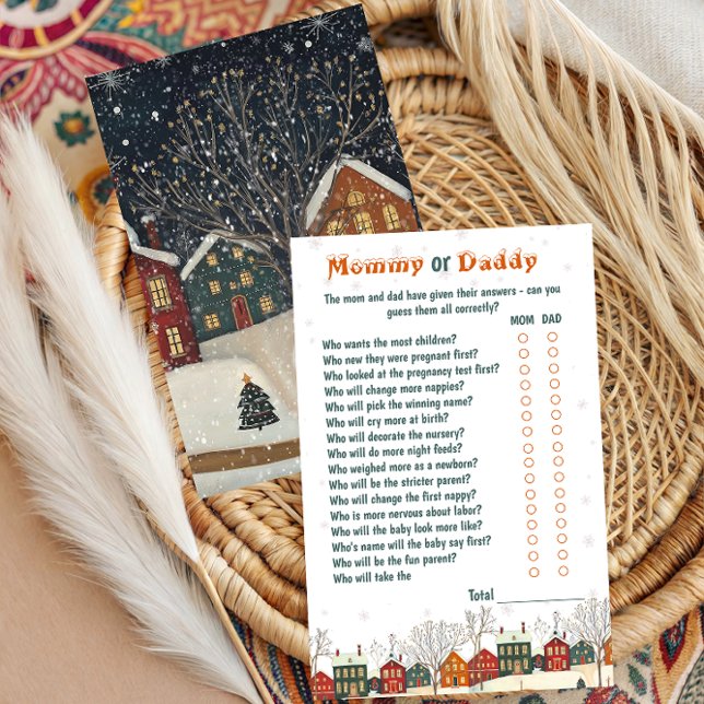 Winter-Baby-Shower-Mommy-oder-Daddy-Schneespiel (Von Creator hochgeladen)