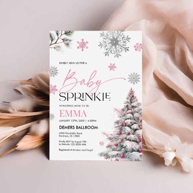 Winter Baby Sprinkle Einladung, Babydusche Einladung (Von Creator hochgeladen)