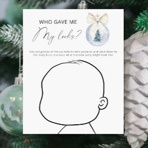 Winter-Babyparty - Wer hat mir mein Aussehen verer