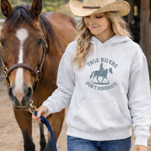 Winter-Barn-Pferde-Hoodie für Mädchen Hoodie