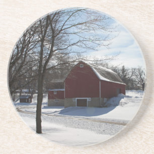 Winter Barn Untersetzer