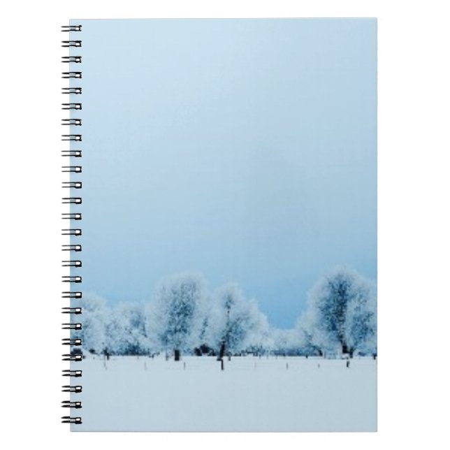 Winter-Bauernhof Notizblock (Vorderseite)