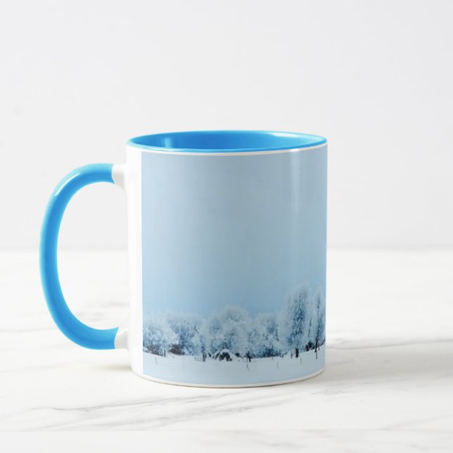 Winter-Bauernhof Tasse (Links)