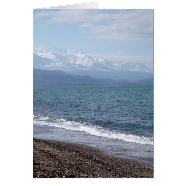 Winter Beach Card (Vorne)