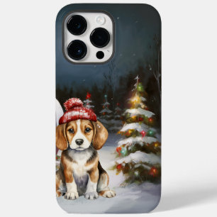 Winter Beagle Karawan Weihnachtsabenteuer Case-Mate iPhone 14 Pro Max Hülle