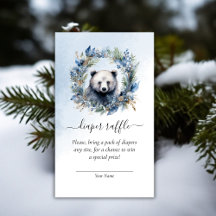 Winter Bear Baby Dusche Windelwanne
