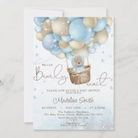 Winter Bear Hot Air Ballon Bearly Baby Dusche
