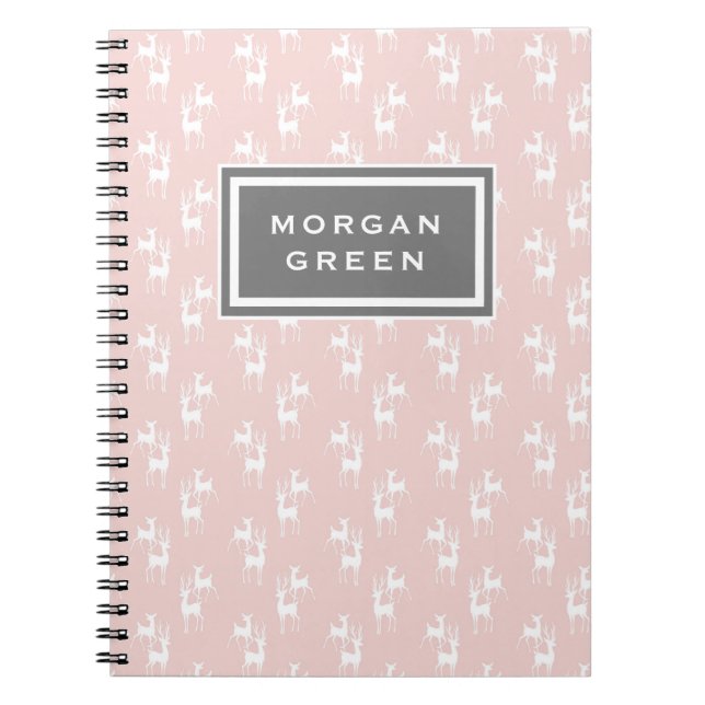 Winter Beauty ⎢ Monogram Notebook Notizblock (Vorderseite)