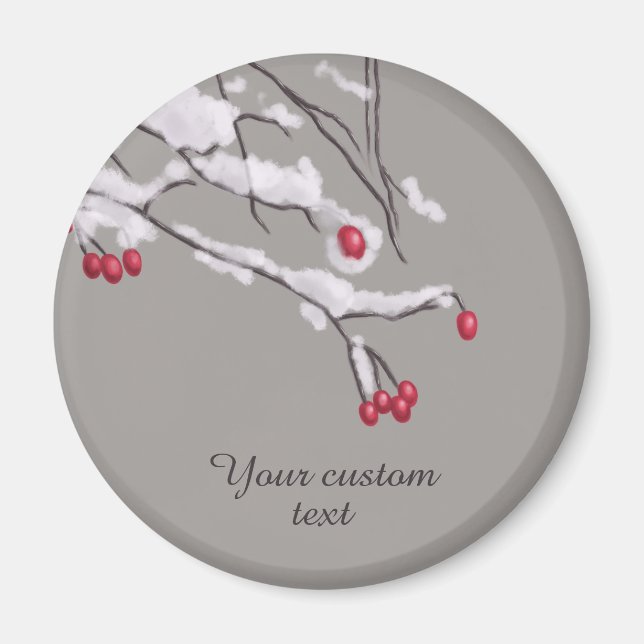 Winter-Beeren-Niederlassungen im Magnet (Vorne)