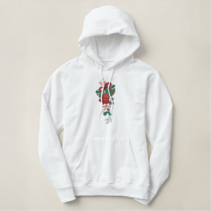 Winter Bells Bestickter Hoodie