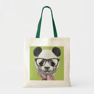 Winter-bereiter Panda-Bär Tragetasche