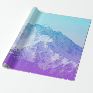 Winter-Berggipfel,Berg,Hipster,Gipfel,Foto,Hinterg Geschenkpapier