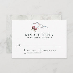 Winter Berries Botanische Hochzeit RSVP