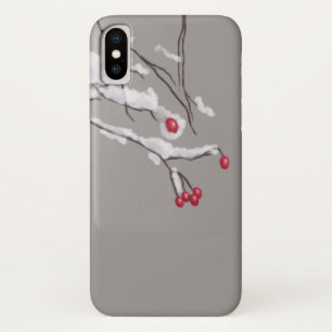 Winter Berries Branchen im Schnee bedeckt Case-Mate iPhone Hülle