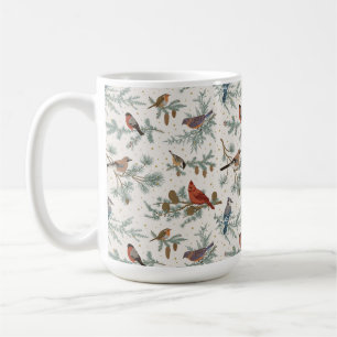 Winter Birnen und Kiefernzweige Muster Kaffeetasse