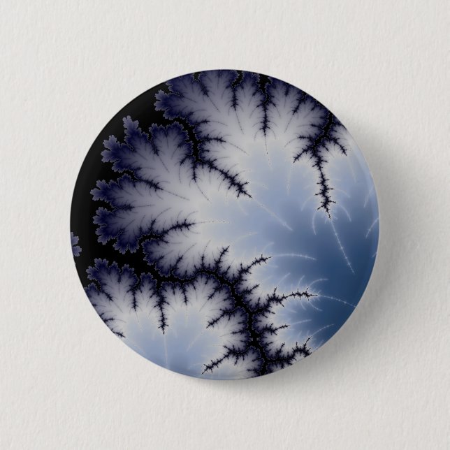 Winter-Blatt Button (Vorderseite)