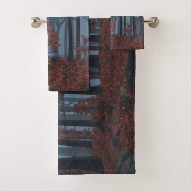 Winter Blätter Badetuch Set (Insitu)