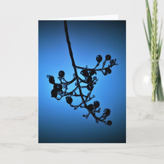 Winter Blau, Karte (Vorderseite)