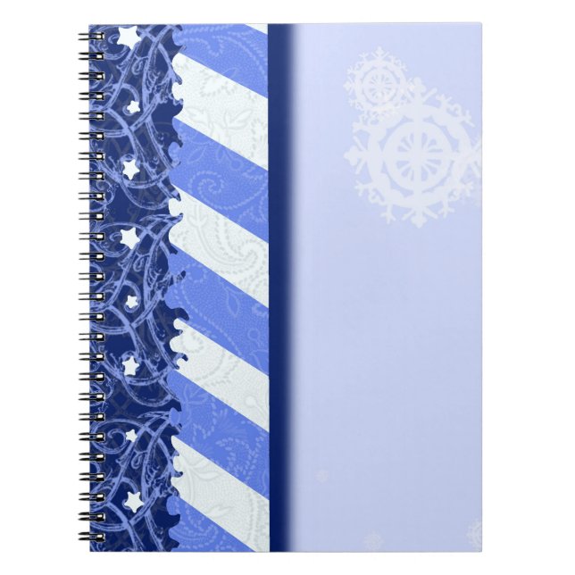 Winter-Blau Notizblock (Vorderseite)