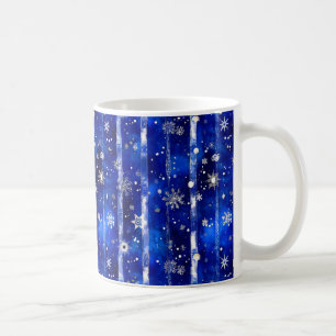 Winter-Blau-Tasse Kaffeetasse