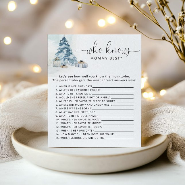 Winter blauer Wald Wer das beste Spiel der Mama ke (Von Creator hochgeladen)